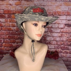National Guard Digital Camouflage Convertible Bucket Boonie Fishing Hat
